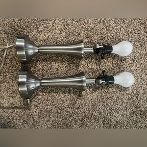2 lamps- NO LAMP SHADES